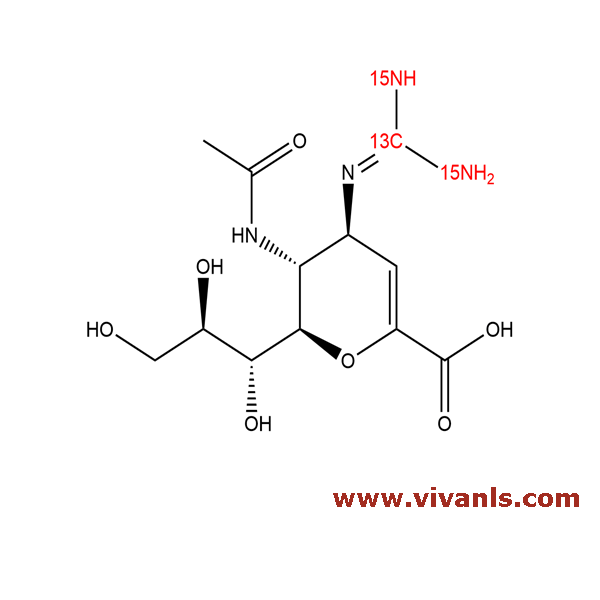Stable Isotope Labeled Compounds-Zanamivir-13C,15N2-1663667483.png